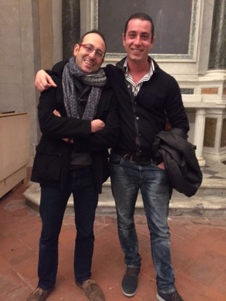 da sinistra - Sandro Pasqualetto (regista) e Valerio Galli (direttore orchestra)